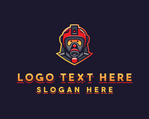 Diver - Robot Cyborg Gaming logo design