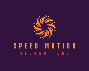 Motion - Motion Vortex Technology logo design