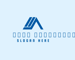 Corporate - House Roof Letter A logo design