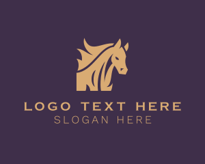Equine - Horse Stallion Trainer logo design