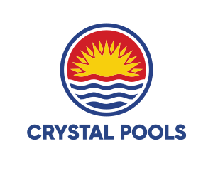 Pool - Kiribati Circle Flag logo design