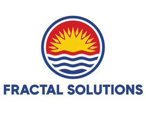 Kiribati Circle Flag logo design