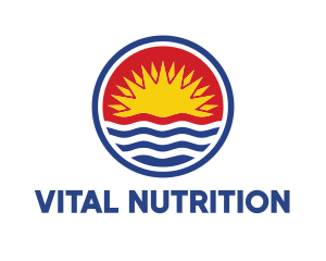 Kiribati Circle Flag logo design