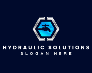 Hydraulic - Purified Faucet Plumbing logo design