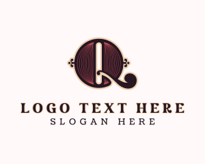 Vintage - Decorative Brand Letter Q logo design