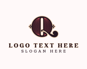 Retro - Decorative Brand Letter Q logo design