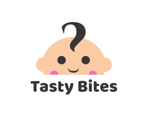 Cute Baby Face Logo