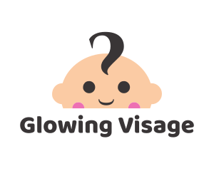 Face - Cute Baby Face logo design