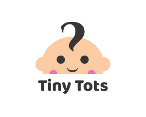 Baby - Cute Baby Face logo design