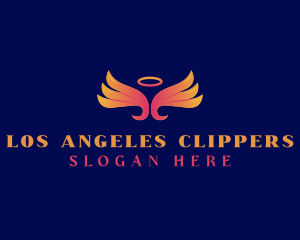 Angelic Wings Halo logo design