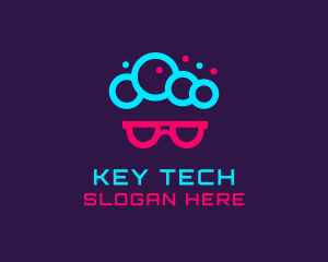 Geek Neon Tech logo design