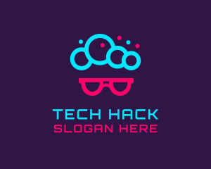 Geek Neon Tech logo design