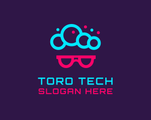 Geek Neon Tech logo design