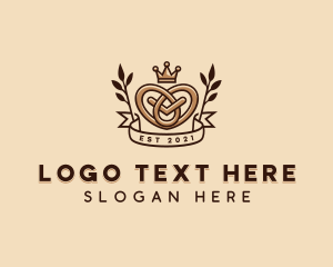 Pretzel Crown Crown logo design