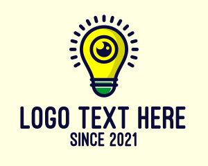 Video - Light Bulb Lens logo design