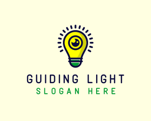 Light Bulb Lens logo design