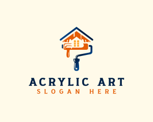 Acrylic - Paint Roller Renovation logo design
