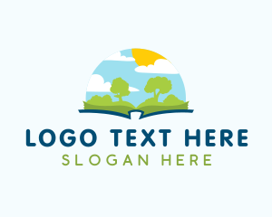 Library - Book Story Publishing logo design