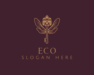 Decor - Luxury Key Wings logo design