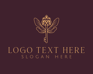 Key - Luxury Key Wings logo design