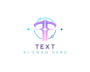 Startup Orbit Firm Letter T logo design