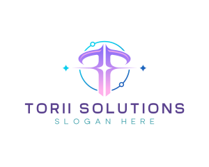 Startup Orbit Firm Letter T logo design