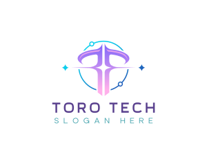 Startup Orbit Firm Letter T logo design