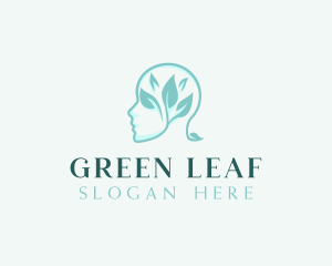 Mental Health Leaf logo design