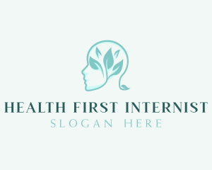 Mental Health Leaf logo design