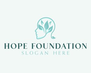 Nonprofit - Mental Health Leaf logo design