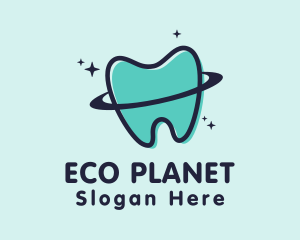 Tooth Orbit Planet logo design