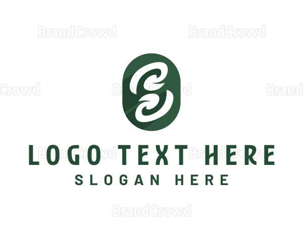 Natural Organic Letter S Logo