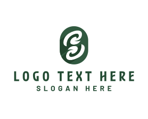 Plant - Natural Organic Letter S logo design