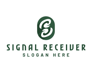 Natural Organic Letter S logo design