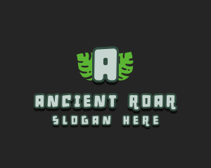 Dinosaur - Stone Age Jungle logo design
