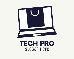 Laptop - Online Laptop Shopping Bag logo design