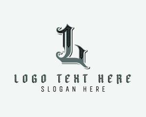 Style - Professional Medieval Dressmaker Letter L logo design