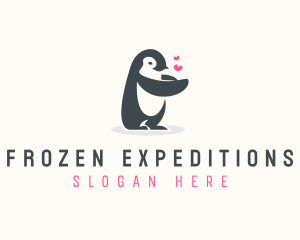 Antarctic - Penguin Love Veterinarian logo design