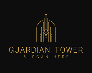 High Rise Building Property logo design