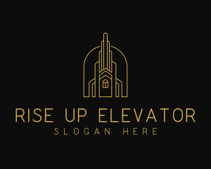 High Rise Building Property logo design