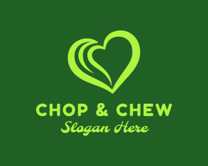 Love - Eco Love Heart logo design