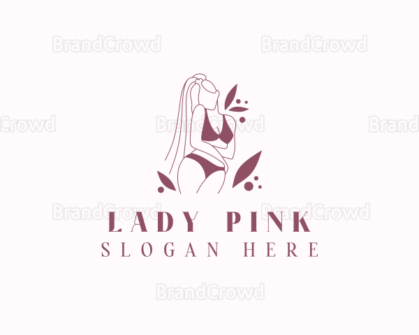 Woman Body Lingerie Logo