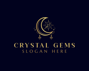 Astral Moon Jewelry logo design