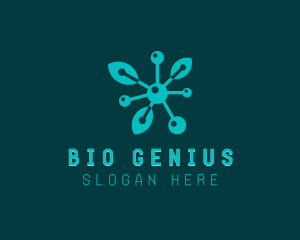 Biotechnology - Biotech Pharmaceutical Leaf logo design