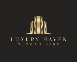 Luxury Building Property logo design