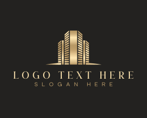 Building - Luxury Building Property logo design