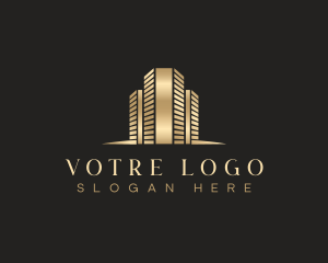 Luxury Building Property logo design