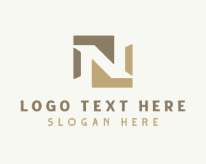 Creative Agency - Generic Company Brand Letter N logo design