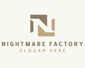 Generic Company Brand Letter N logo design