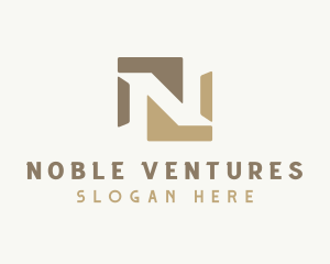 Generic Company Brand Letter N logo design